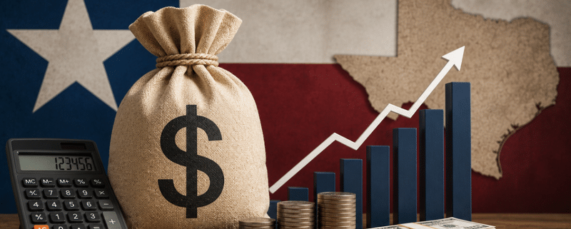 Texas sales tax revenue reached $4.62B in August 2026, rising 7.1% year over year and boosting state funding.